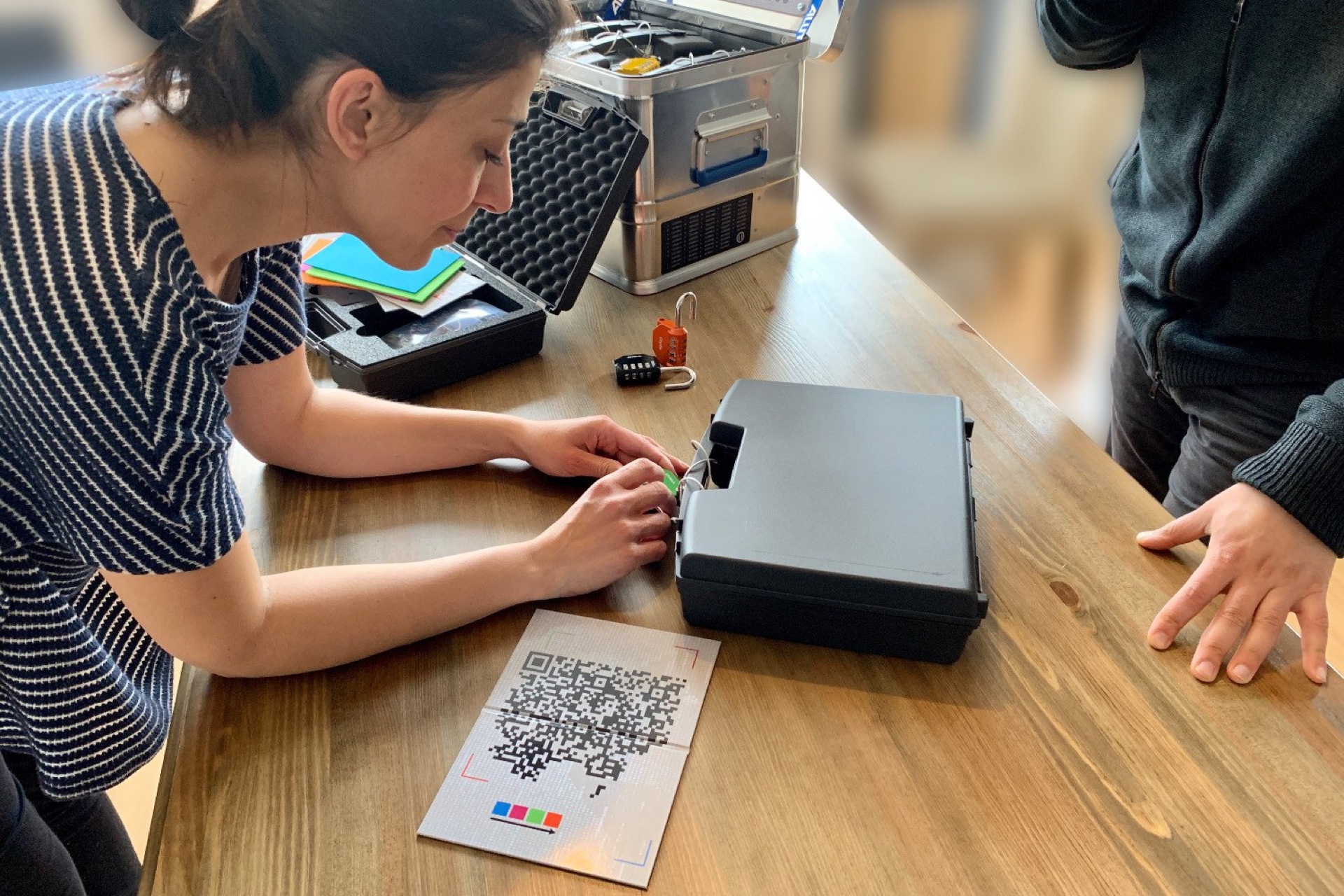 Beat the Box: Codes knacken während des Teamevents