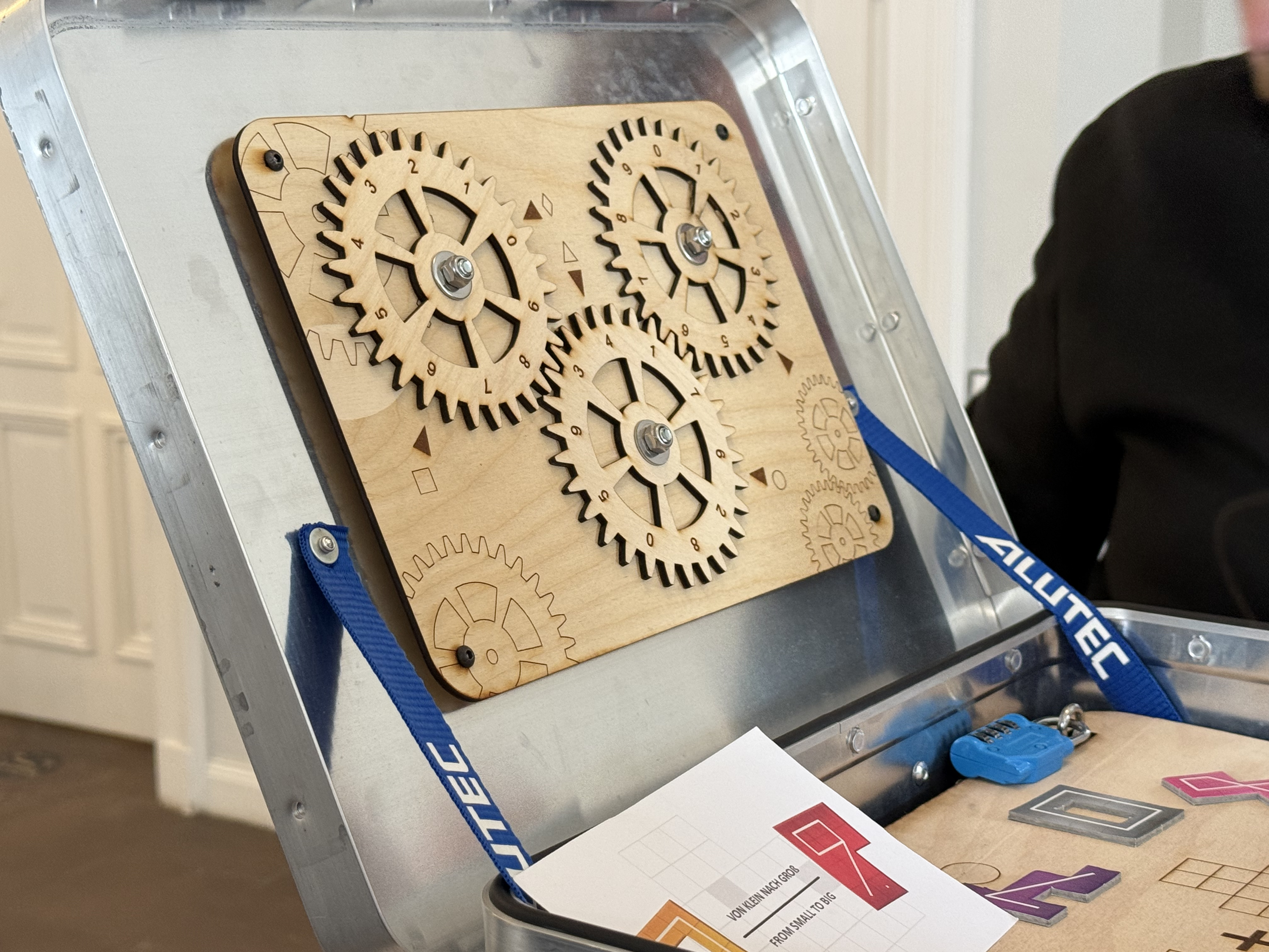 Teilnehmer beim Beat the Box von anydoors in Aktion