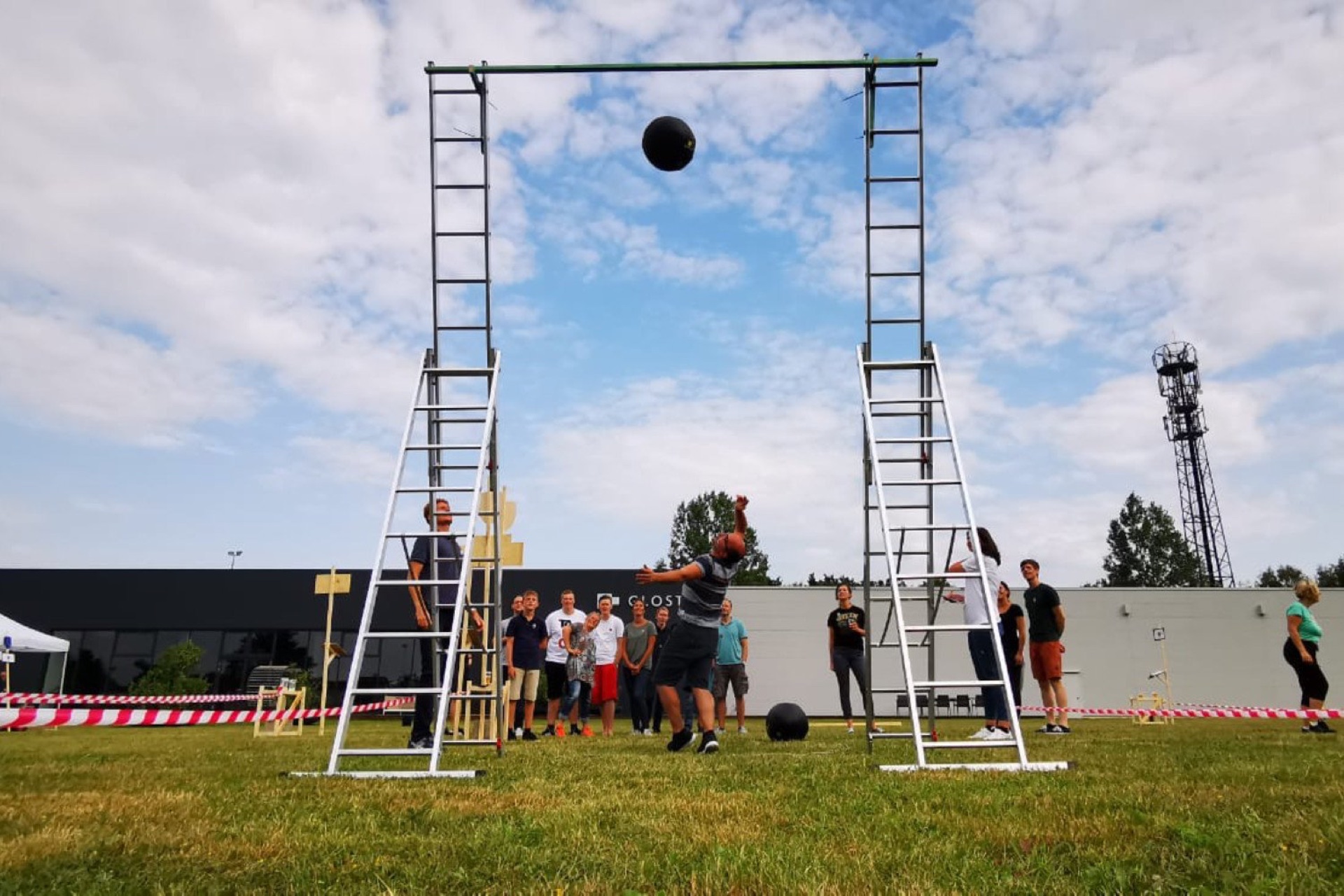 Highland Games: Outdoor während des Teamevents